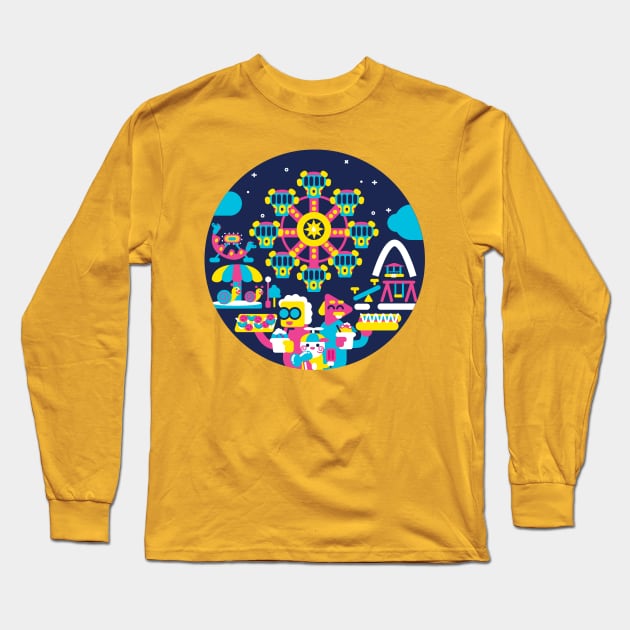 Parque Borunda Long Sleeve T-Shirt by Inkbyte Studios